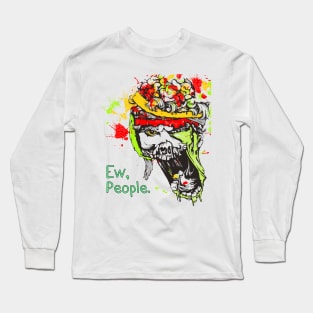 Ew people skull Long Sleeve T-Shirt